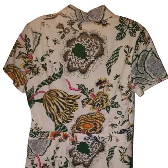 Tory Burch Happy Times Floral Ivory Dress - Picture 5 of 7